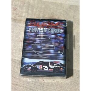 Vintage Dale Earnhardt NASCAR #3 Playing Cards Deck Sealed 2002 Bicycle Brand